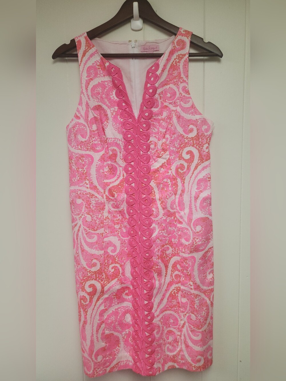 Lilly Pulitzer Ryder Pink Pout Print Women's Dress Size 2 NWOT